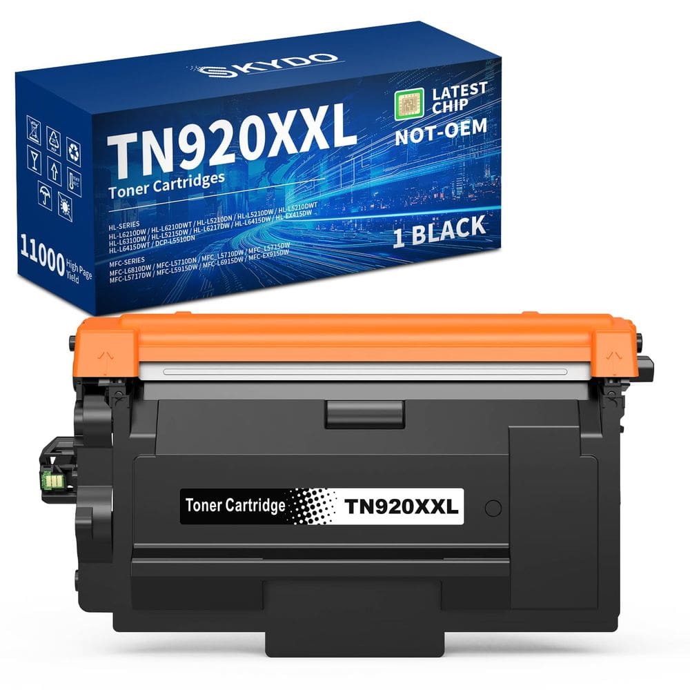 Cartucho de toner Skydo TN920XXL de rendimento super alto preto