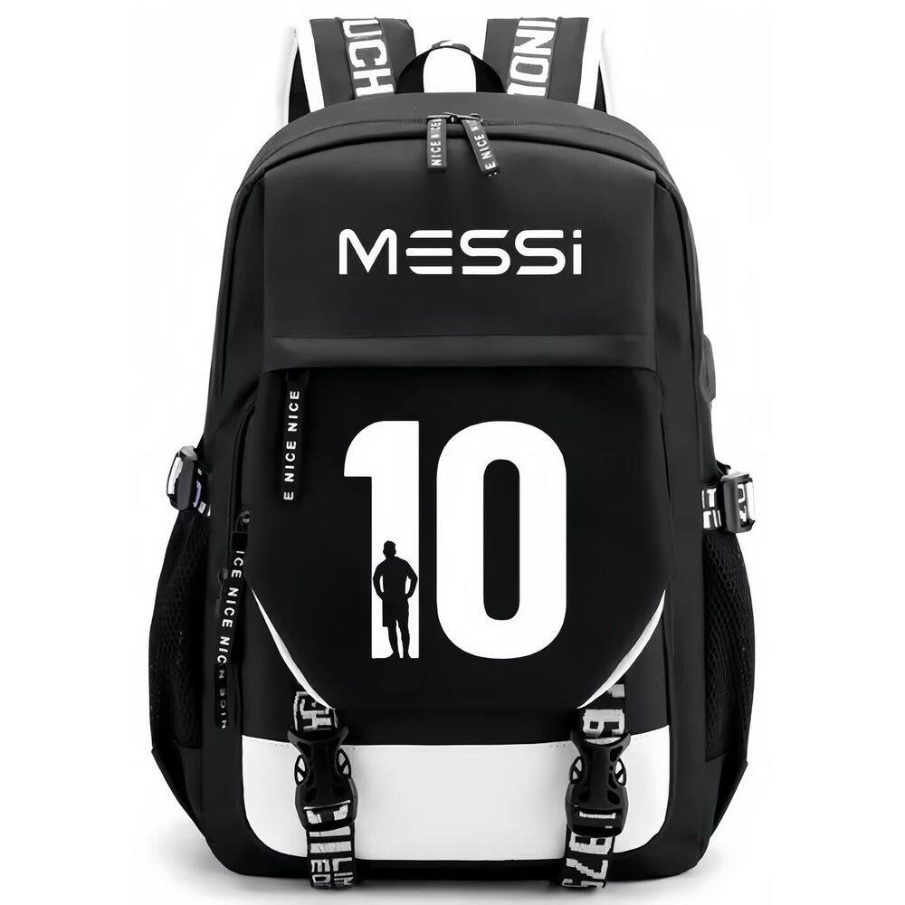 Mochila SANMU Casual Pattern Football Star Lionel Messi