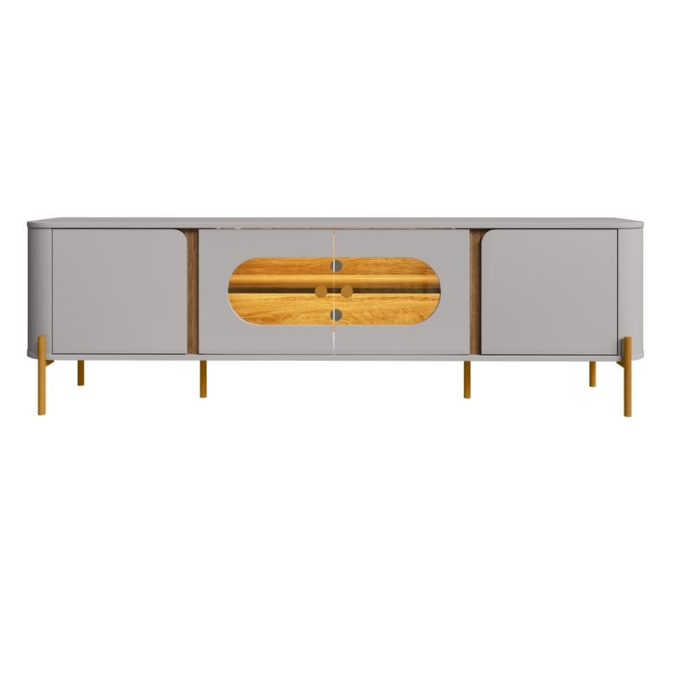 Rack Sala de Estar Led Juquehy Off White Cinamomo Bechara
