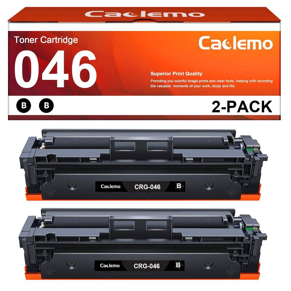 Substituição do cartucho de toner Caclemo 046 preto para Canon 046