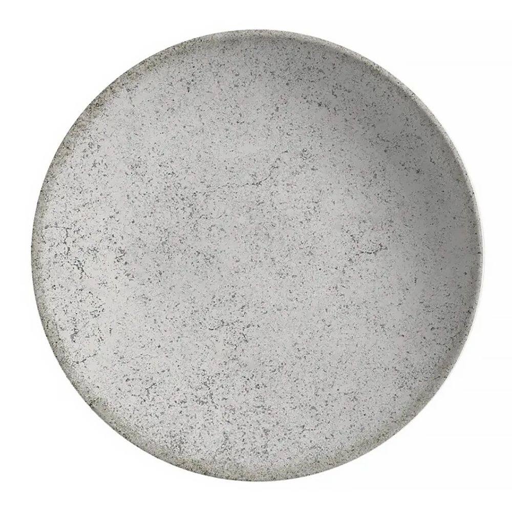 Prato Fundo Coup Concrete Acetinado Plus 25cm 7546-118 - Alleanza