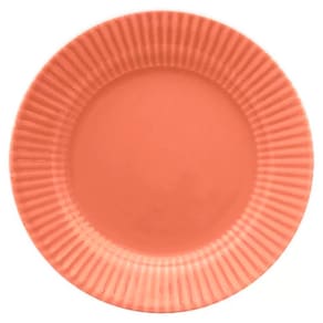 Prato Sobremesa 18cm Canelé Salmão Porcelana 135792 - Biona