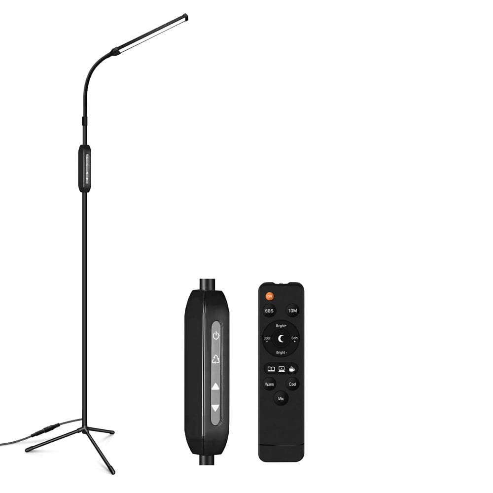 Luminária de chão EBEST LED com controle remoto para extensões de cílios