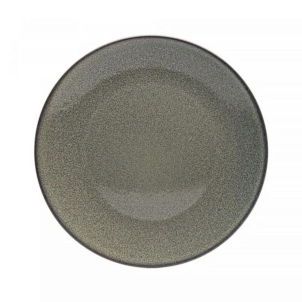 Prato Sobremesa em Cerâmica Musk Verde 20cm 18226 - Wolff