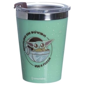 Copo Térmico Baby Yoda 300ML - Zona Criativa