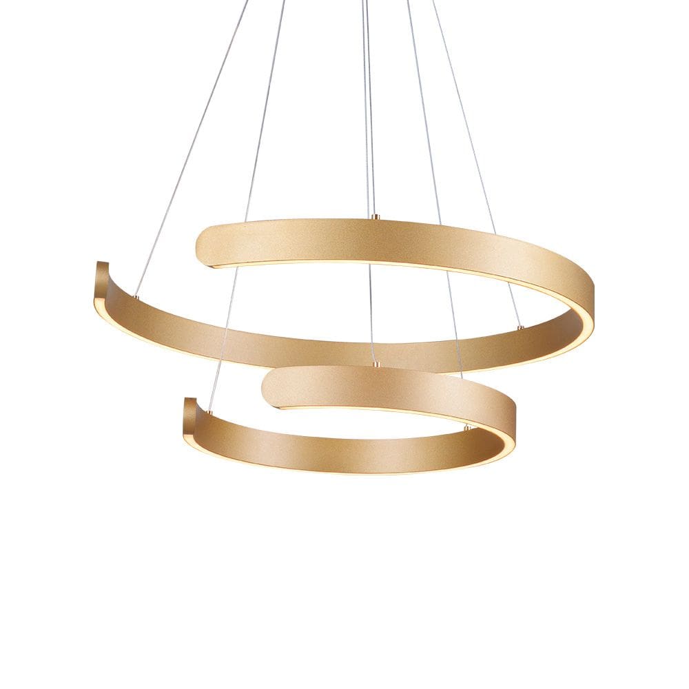 Lustre Pendente Sindora DCD03043 Dourado Led Bivolt
