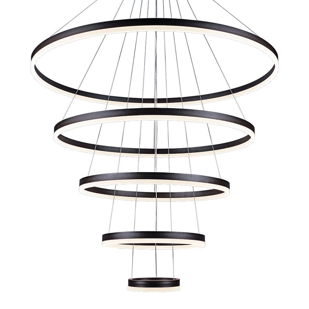 Lustre Pendente Sindora DCD03093 Preto Led Bivolt