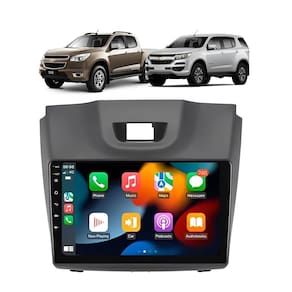 Kit Multimídia S10 TrailBlazer LS 2012 / 2016 9 Pol Android Carplay Gps 2/32GB - 915BR ROADSTAR