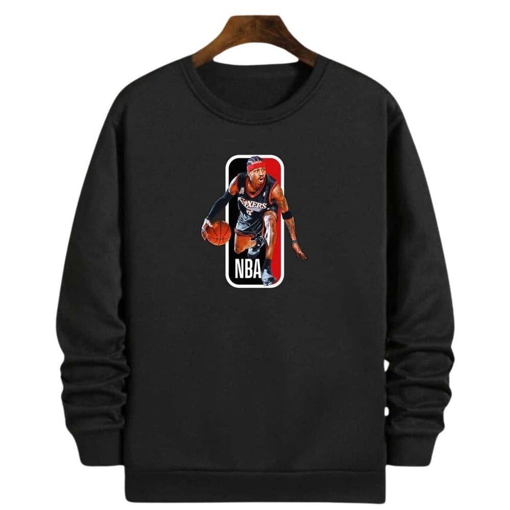 Blusa Moletom Gola Basquete Allen Iverson 76ers Basketball