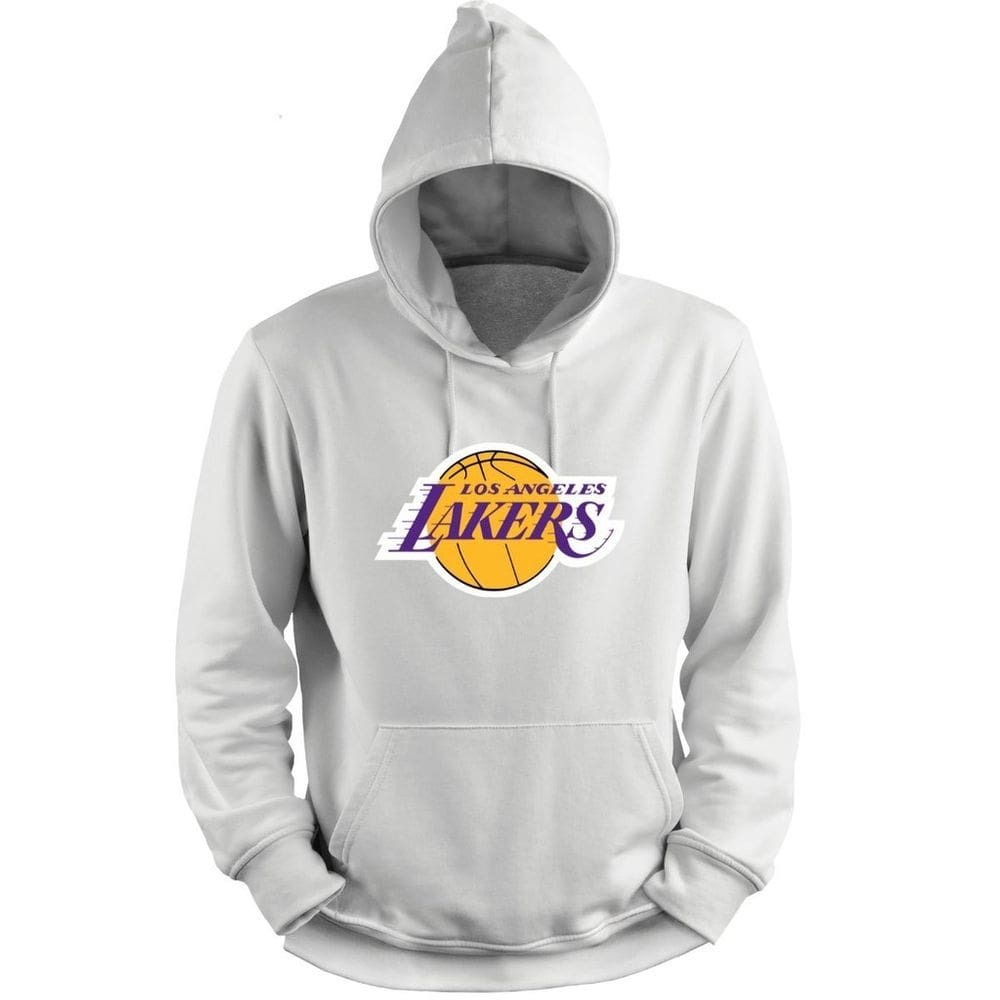 Blusa Moletom Capuz Basquete LAL Los Angeles Kobe Basketball