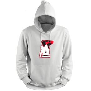 Blusa Moletom Capuz Basquete Iverson 3 Retro Basketball