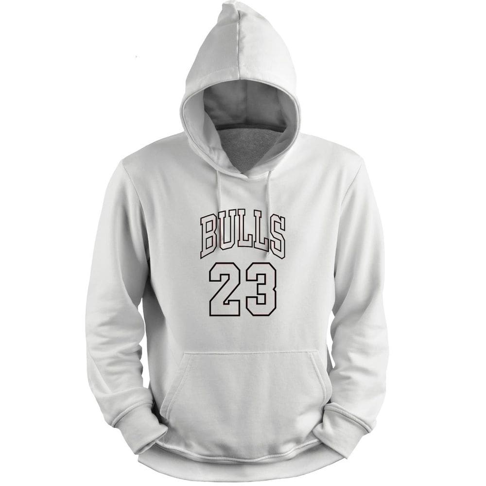 Blusa Moletom Capuz Basquete Bullss 23 MJ Basketball