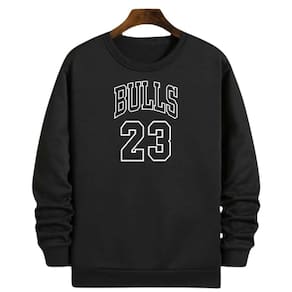 Blusa Moletom Gola Basquete Bullss 23 MJ Basketball