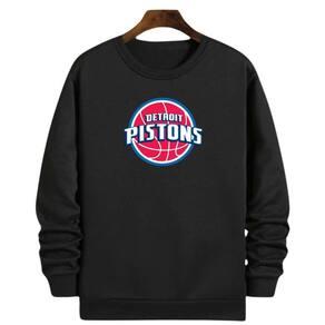 Blusa Moletom Gola Basquete Detroit Pistonss Logo Basketball