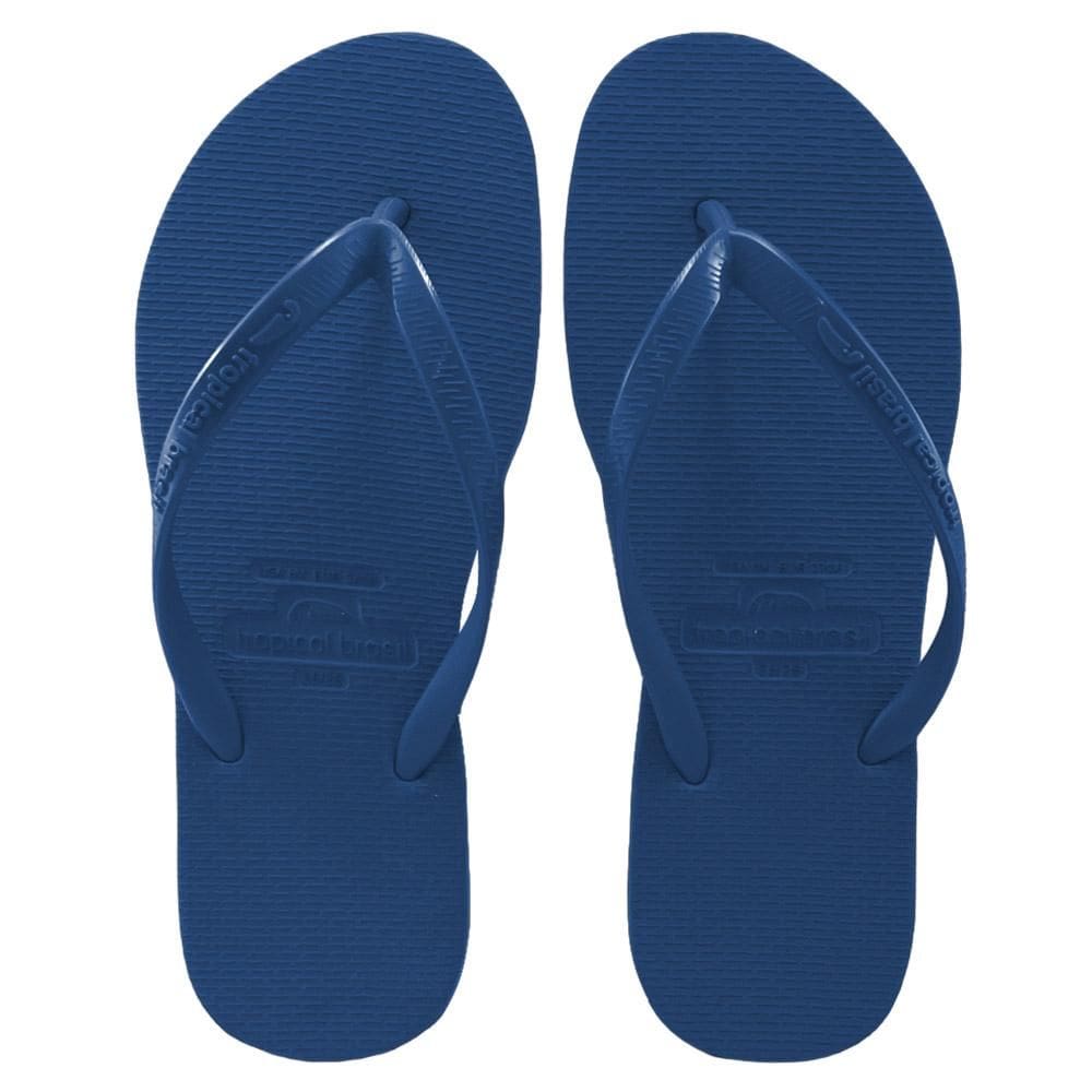 Chinelo Azul Jeans 35/36 Tropical Brasil