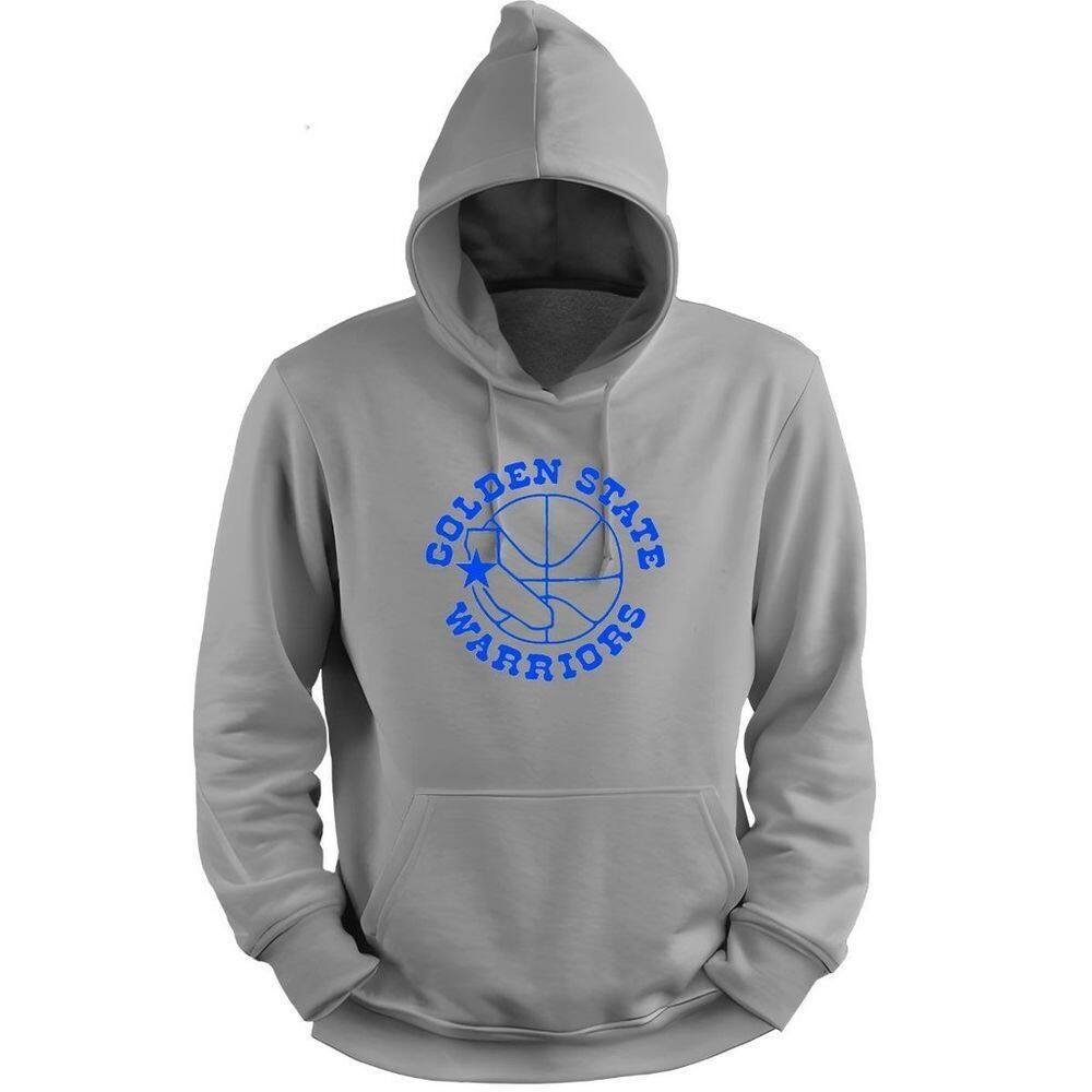 Blusa Moletom Capuz Basquete Golden State Retro Basketball