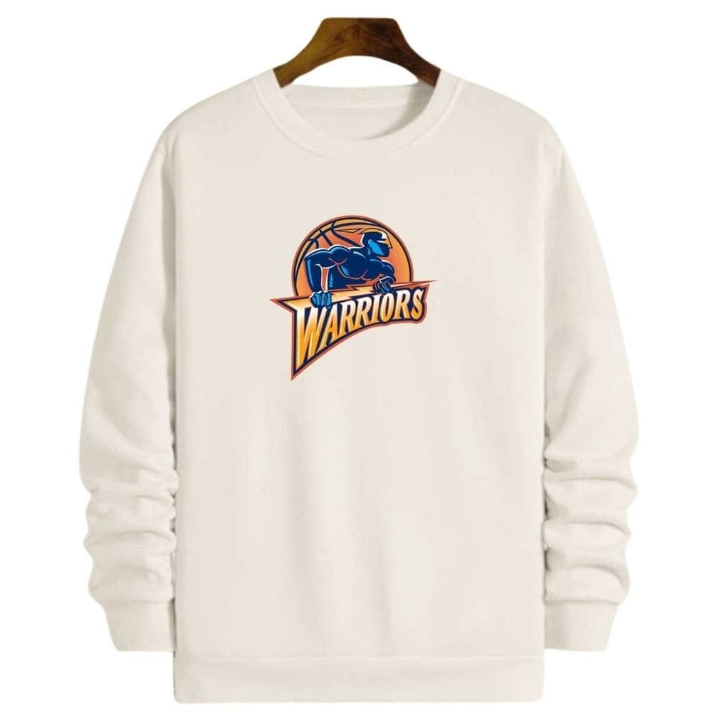 Blusa Moletom Gola Basquete Warriors Retro Basketball