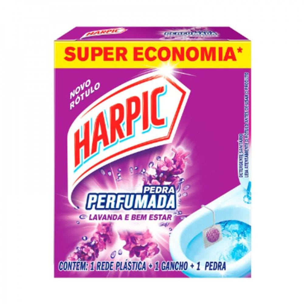 Pedra Sanitaria Lavanda e Bem Estar Harpic