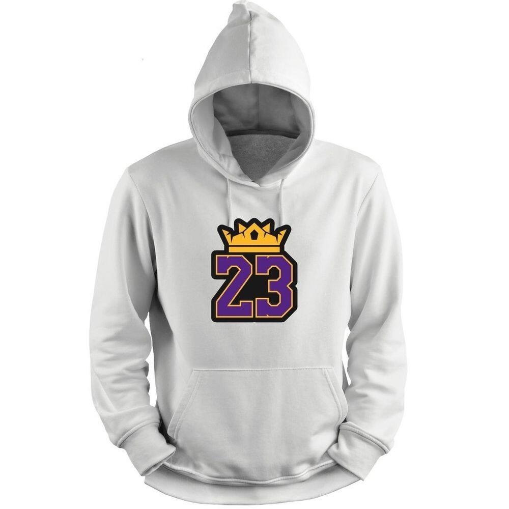 Blusa Moletom Capuz Basquete 23 King James Basketball
