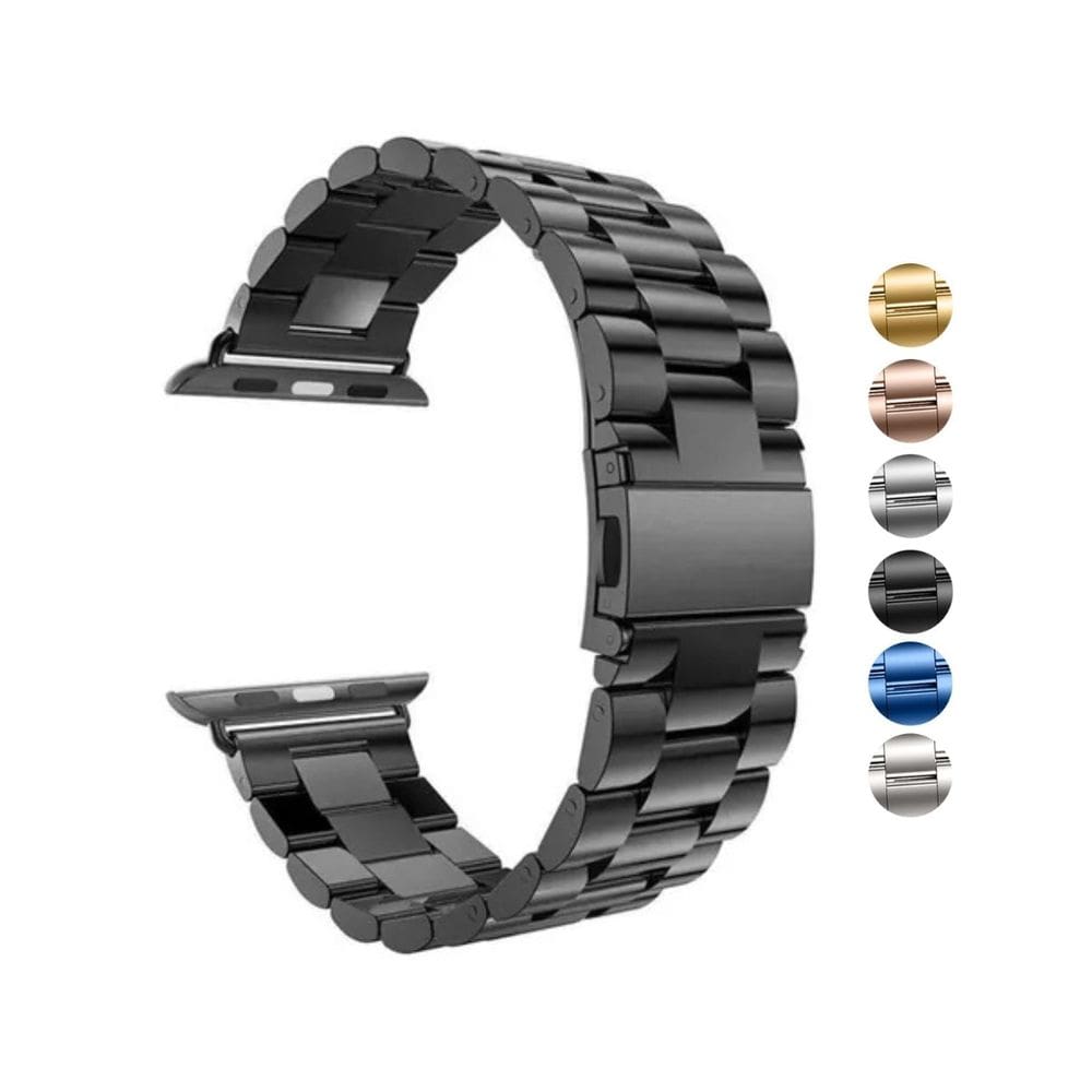 Pulseira Inox Elos Compatível AppIe Watch Ultra IWO Microwear 42-49mm