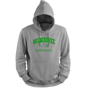 Blusa Moletom Capuz Basquete Milwaukee Basketball