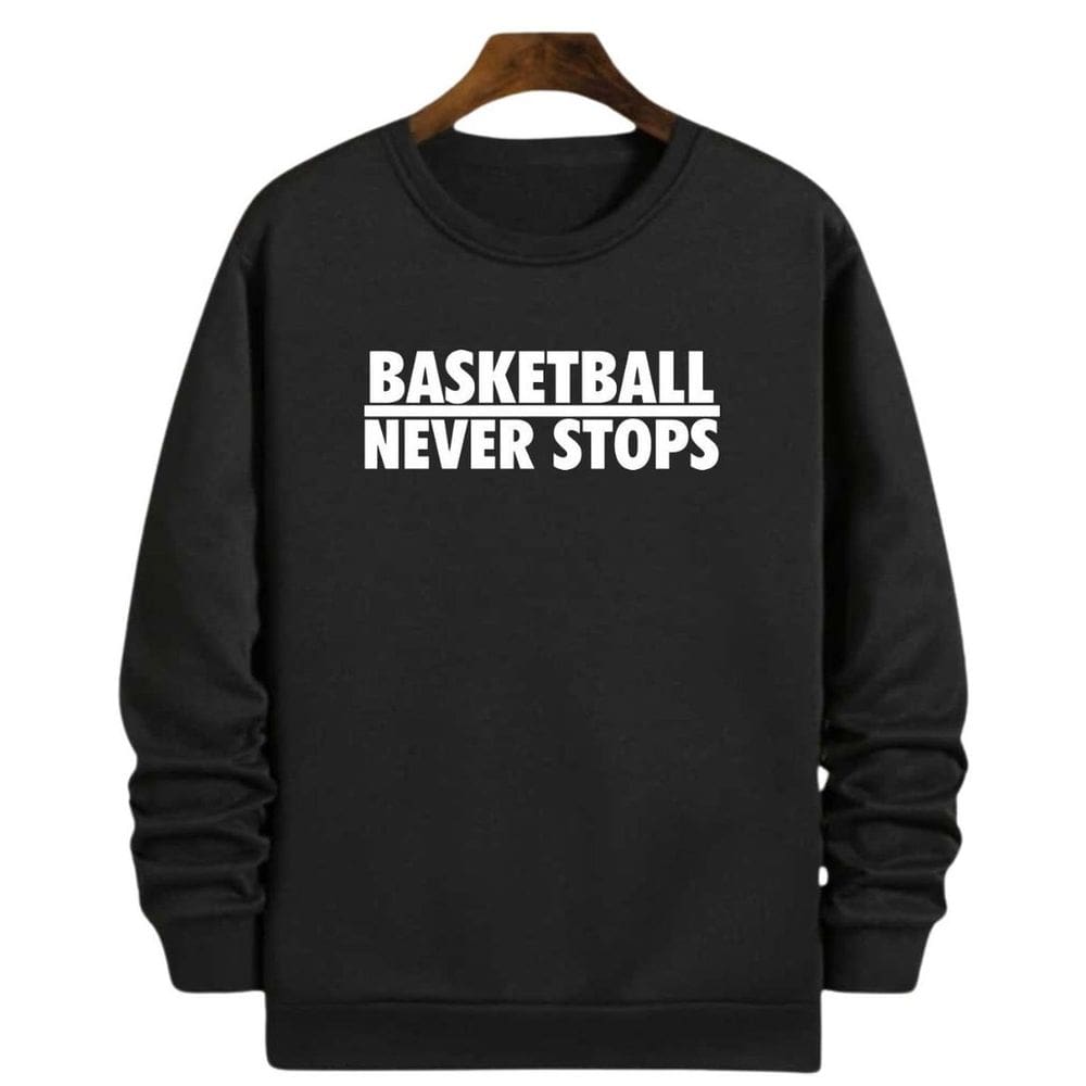 Blusa Moletom Gola Basquete Never Stop Basketball