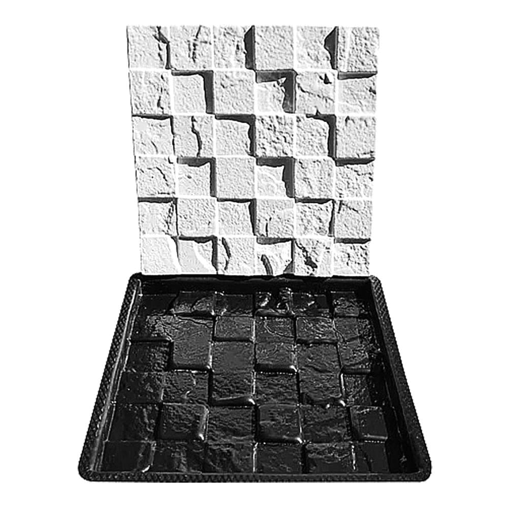 Forma 3D Gesso e Cimento ABS - Sâo tomé 28x28
