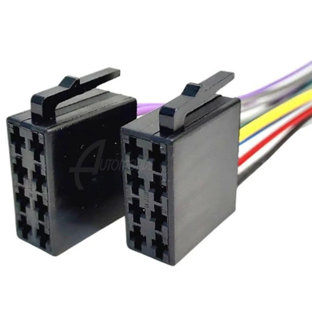 Chicote Plug Radio Universal 16 vias Iso Femea 1o Linha