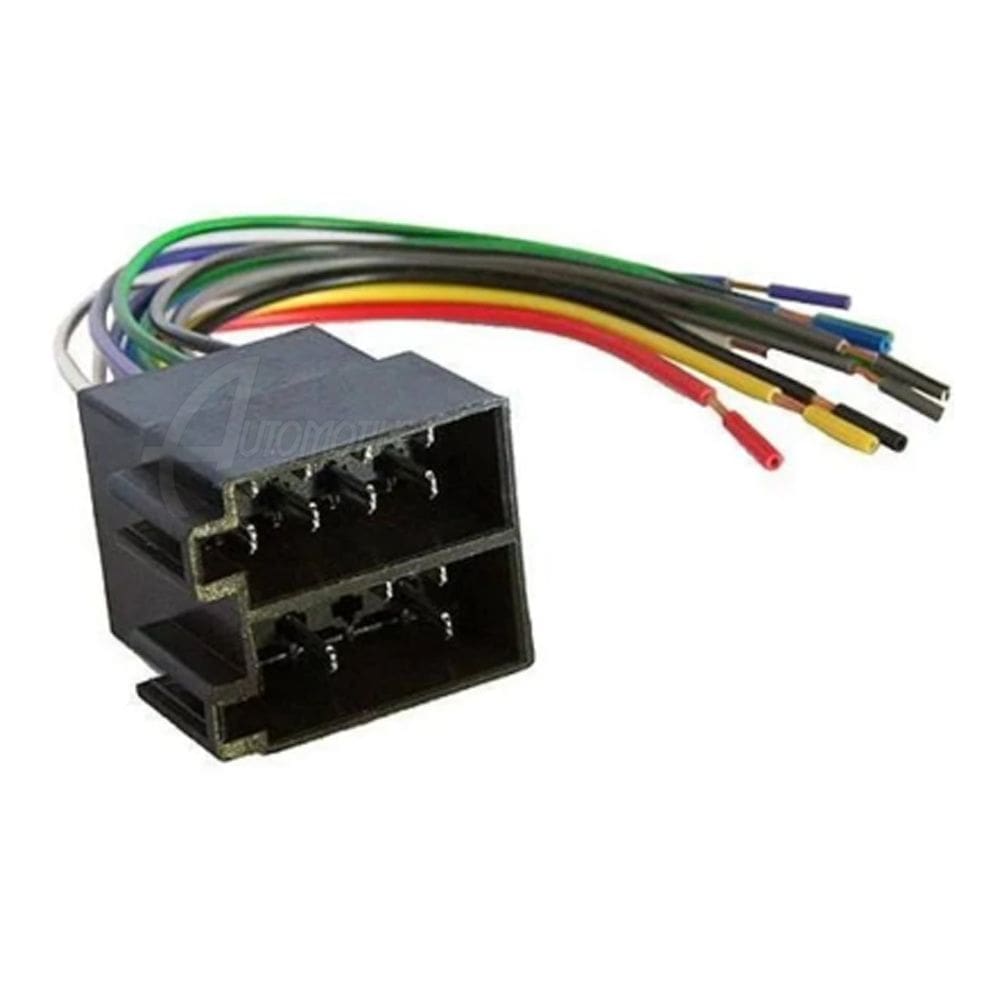 Chicote Plug Radio Universal 16 vias Iso Macho 1o Linha