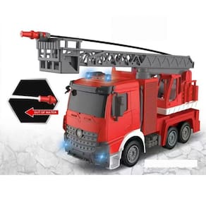 Caminhão Bombeiro Com Luz E Som A Fricção - MR 687-24C