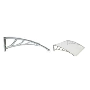 Suporte Para Toldo Universal Mão Francesa Abs 60Cm - Branco