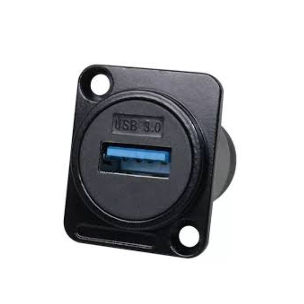 Emenda Usb 2.0/3.0 Metálico Painel - Kit Com 3 Peças