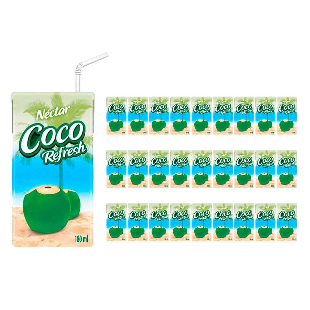 Água de Coco Néctar Coco Refresh 180ml 27 Unidades