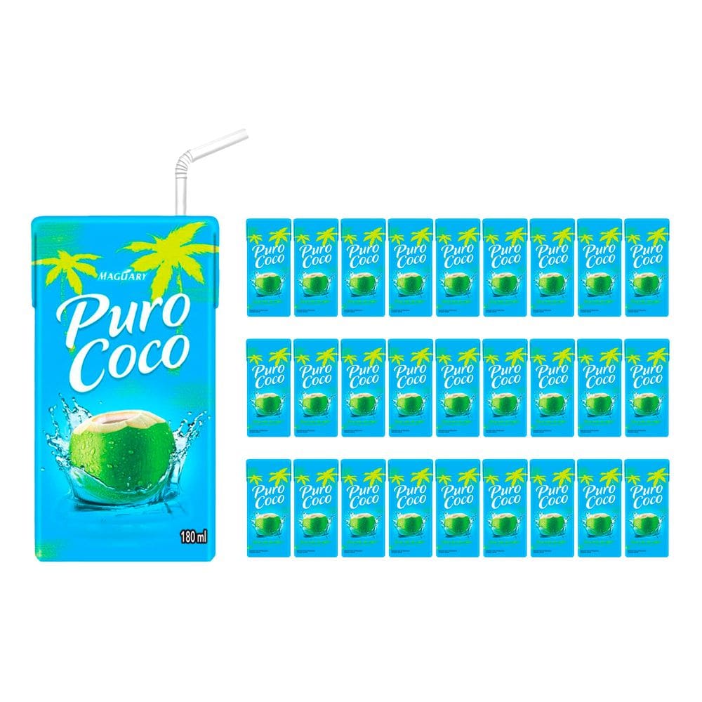 Água de Coco Puro Coco Maguary 180ml 27 Unidades