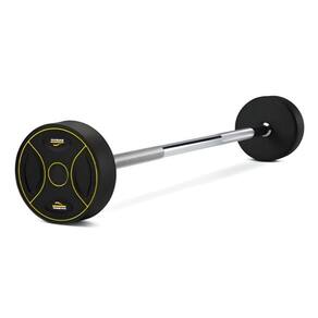 Barra Montada Reta Polyurethane 40kg Intense Ahead Sports Preto