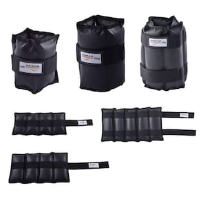 Par De Caneleiras 3, 5 E 10kg Ahead Sports Preto