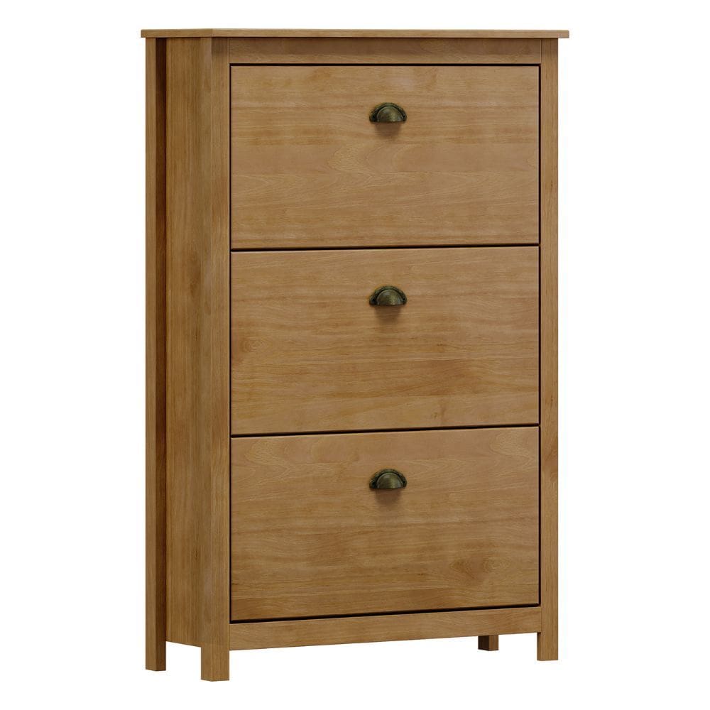 Sapateira 3 Gavetas Topázio - Freijó