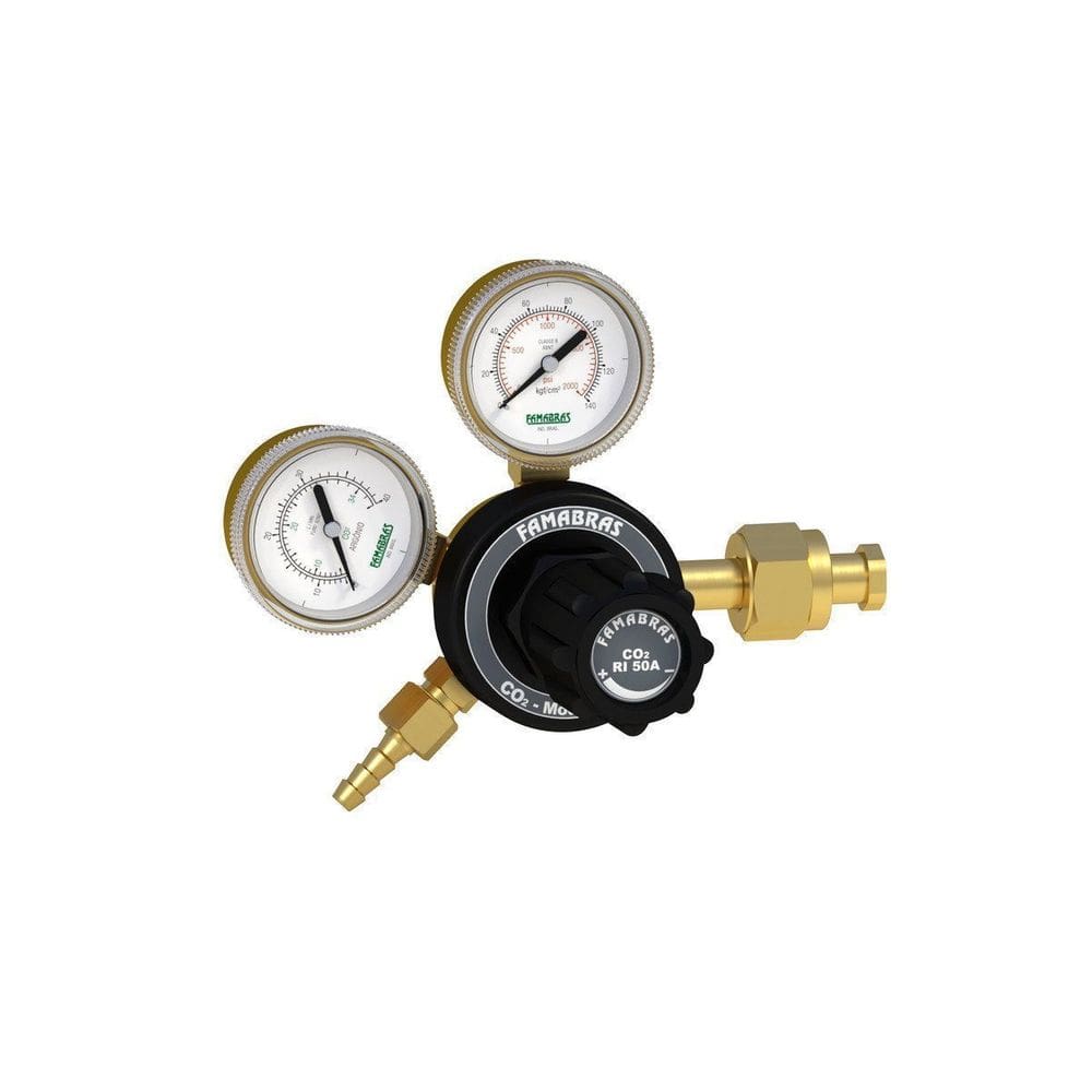 Regulador de Pressão CO2 RI-50A Famabras
