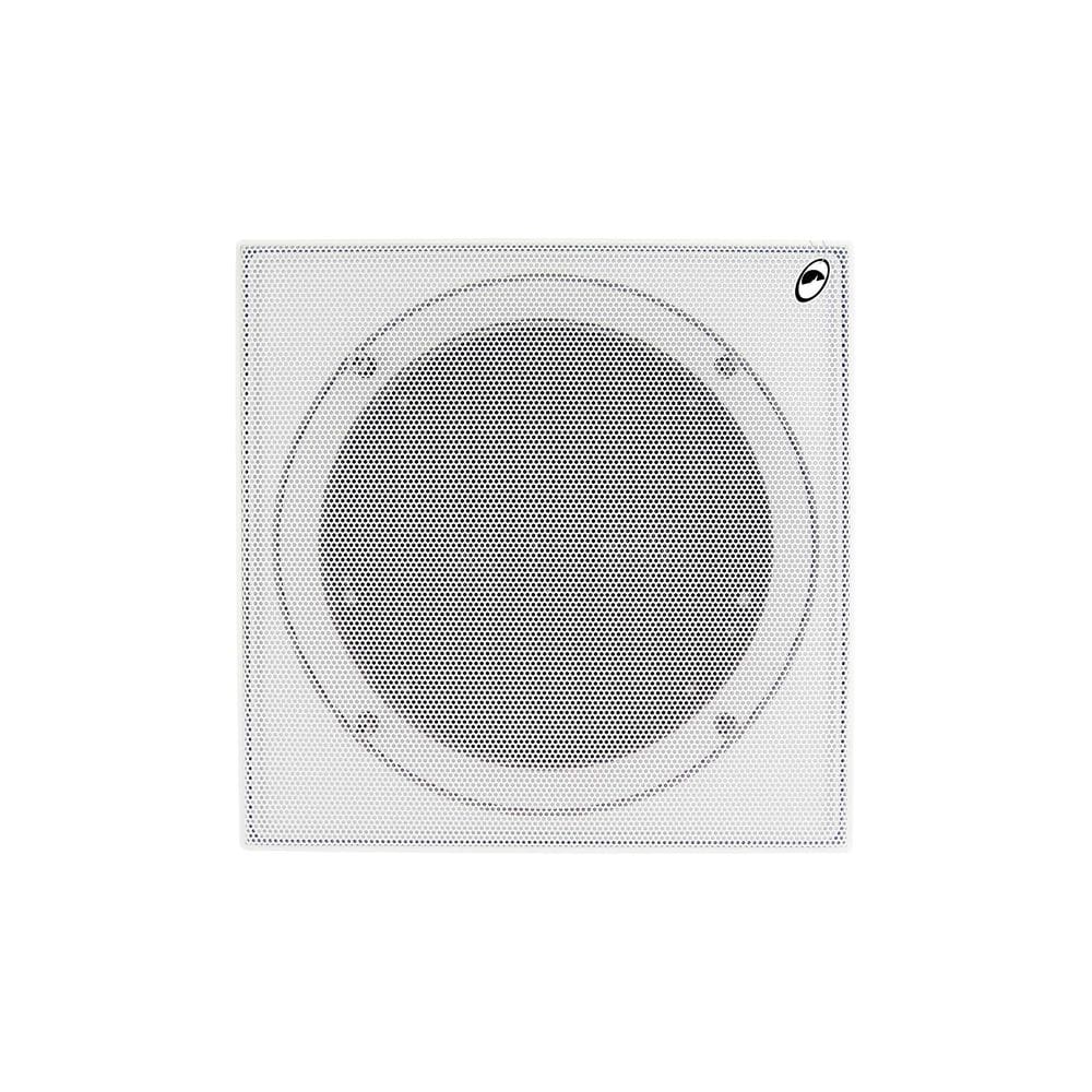 Arandela Teto Quadrada Ceiling Kazaudio Coaxial C6FQ 6,5” 50W RMS By Hurricane