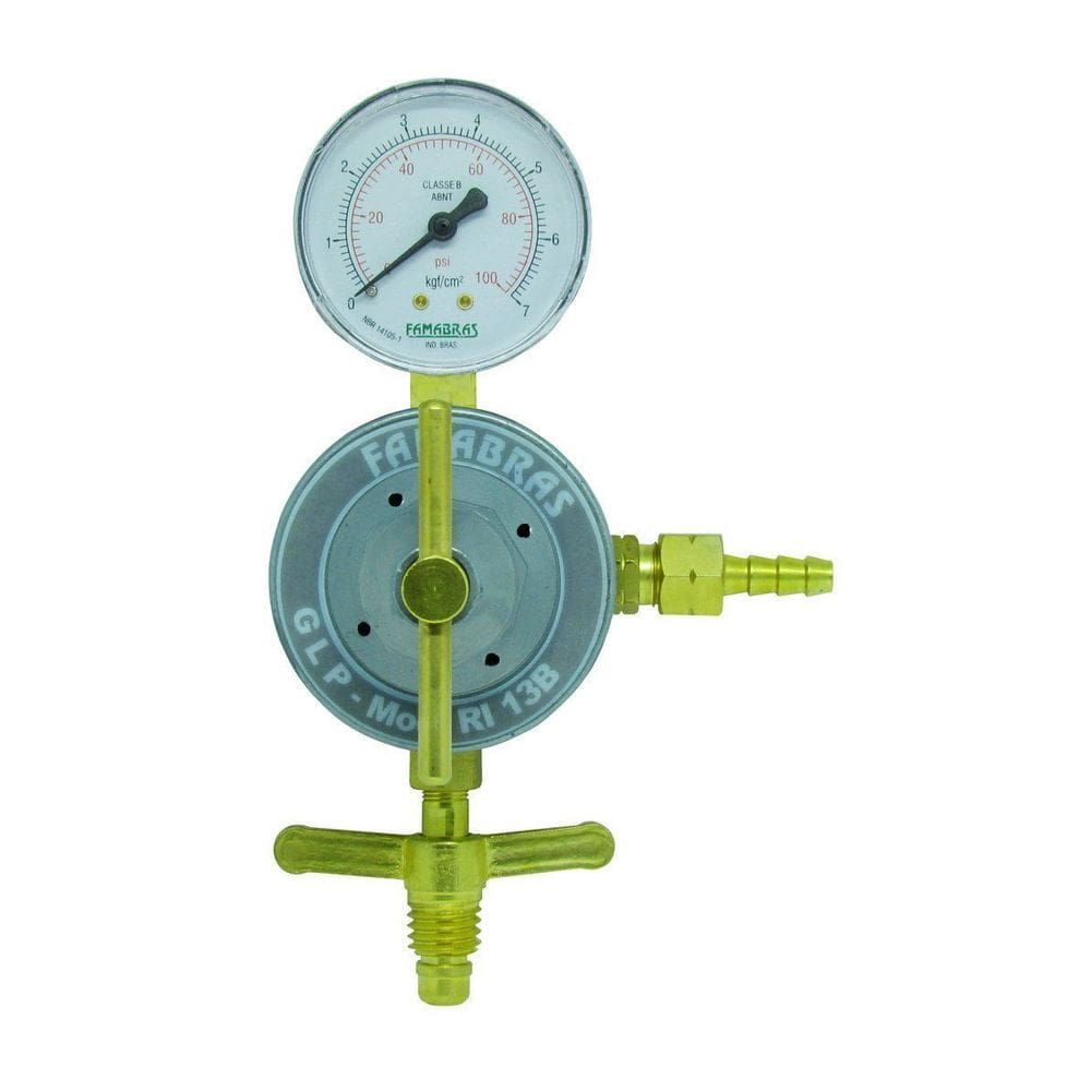 Regulador de Pressão Gás Natural GLP RI-13B Famabras