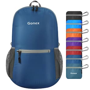 Mochila Gonex Ultra Leve Embalável 20L (Azul Escuro)
