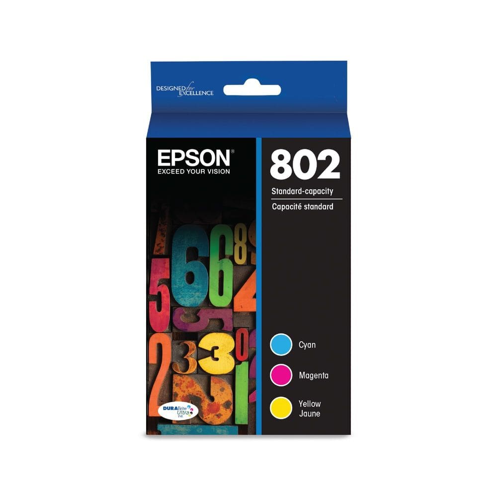 Cartucho de tinta Epson 802 DuraBrite Ultra Color Combo Pack T802520-S