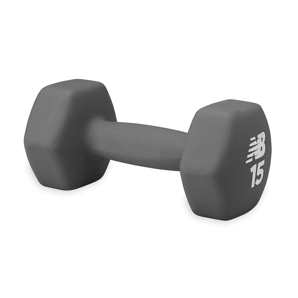 Peso manual de neoprene com halteres New Balance 15 kg (único)