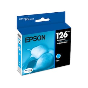 Cartucho de tinta Epson 126 DuraBrite Ultra Cyan para WF-3520