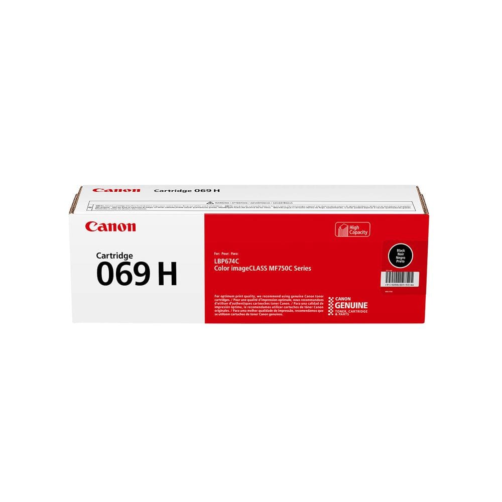 Cartucho de toner Canon 069 preto de alta capacidade para MF753cdw