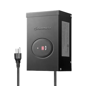 Transformador de paisagem DEWENWILS 120W com temporizador e fotocélula 12V