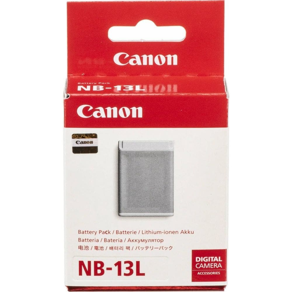 Pacote de bateria Canon NB-13L