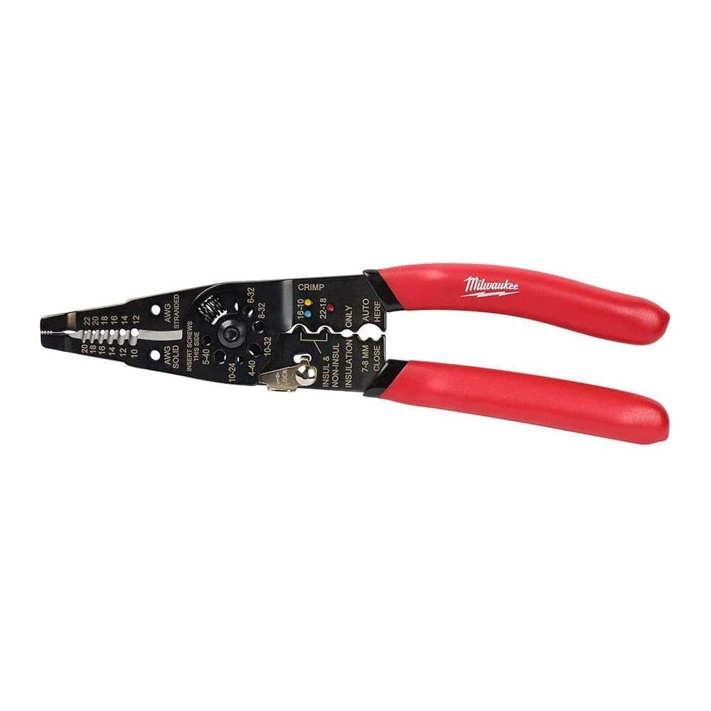 Decapador de fios com crimper multiuso Milwaukee