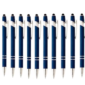 Caneta Esferográfica Touch Kit Com 10 Unidades 5 Cores-Luxo