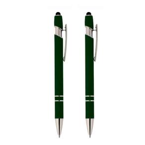 Kit Com 2 Unidades Canetas Touch Esferográfica Escrita Azul